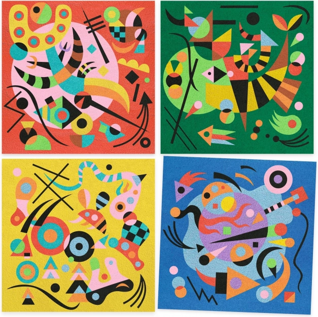 Kreativset inspiriert von Wassily Kandinsky