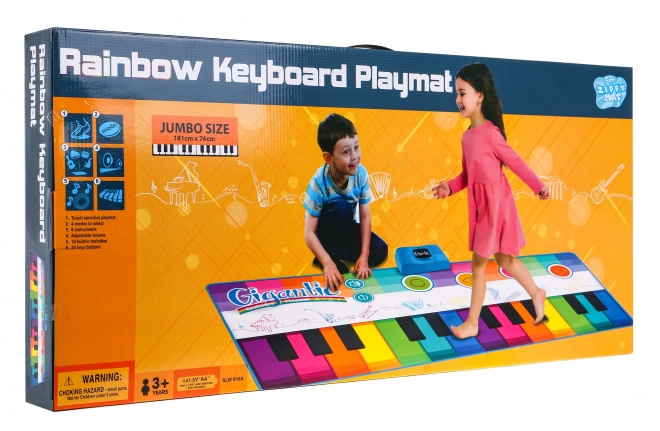 Große Musikmatte Super Buntes Tasteninstrument