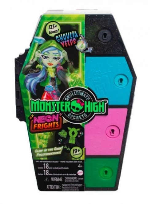 Monster High Skulltimate Secrets Leuchtende Puppe – Ghoulia Yelps