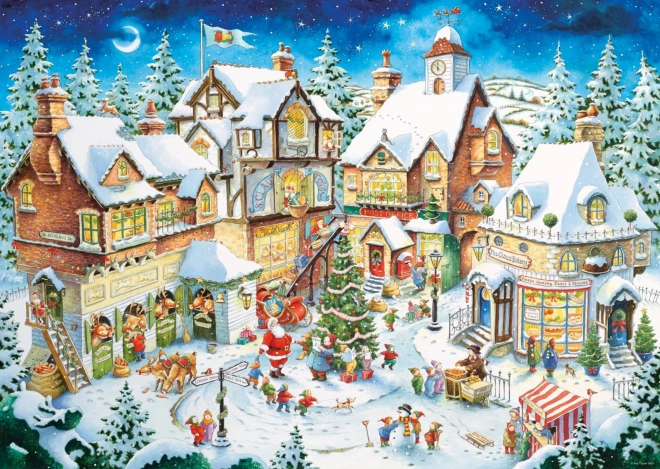 Puzzle 1000 Teile Weiße Weihnachten