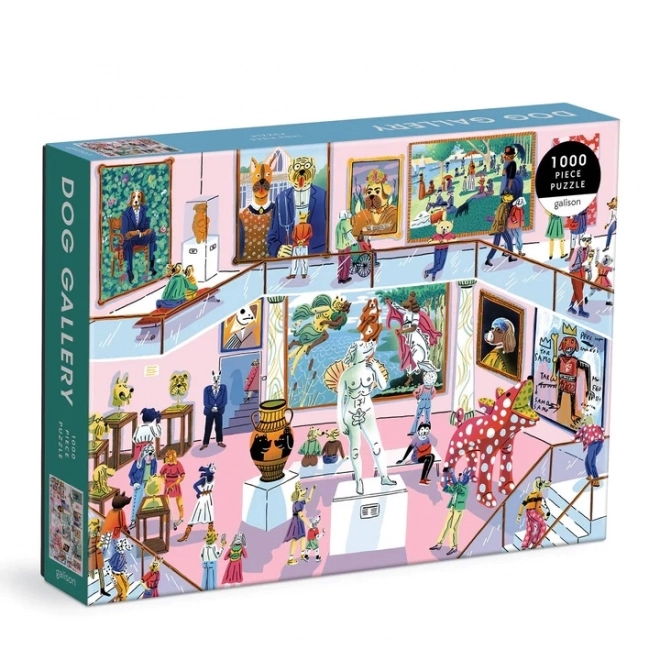 Galison Puzzle Hunde Galerie