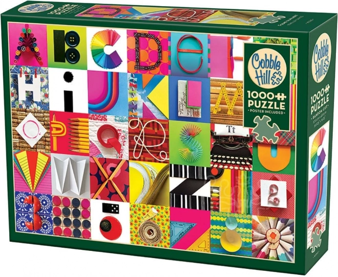Puzzle Cobble Hill gefundene Alphabet 1000 Teile