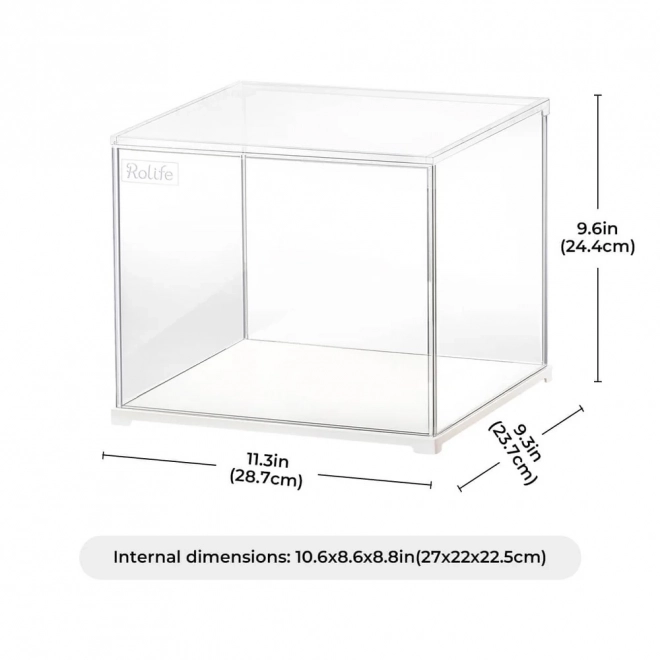 Schutzdisplay für Miniaturhäuser