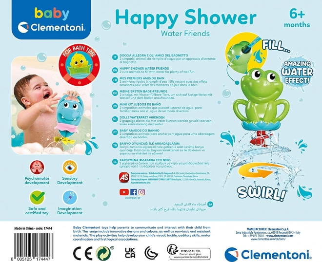 Clementoni Baby Wasserfreunde: Lustige Dusche