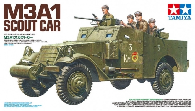 Plastikmodell M3A1 Scout Car