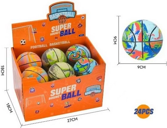 Regenbogen-Basketball 9 cm