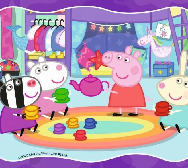 Puzzle 4v1 Peppa Wutz