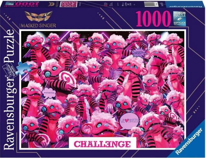 Ravensburger Puzzle Herausforderung Masked Singer Monster 1000 Teile