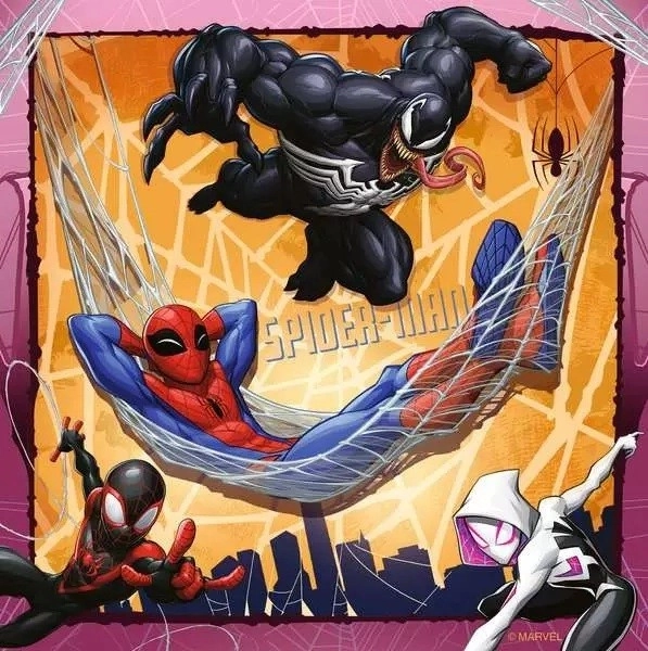 Spiderman Puzzle Set 3x49 Teile