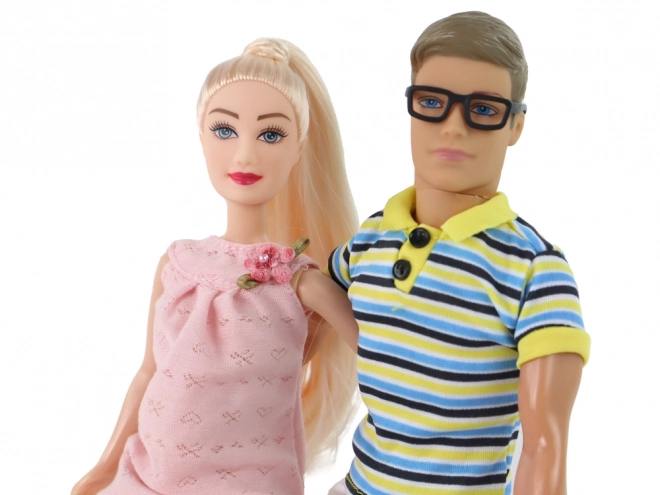 Schwangere Puppe Lucy und Kevin Set