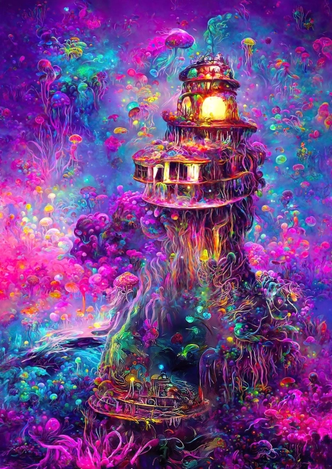 Enjoy Puzzle Unterwasser-Leuchtturm 1000 Teile