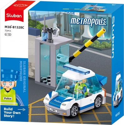 Sluban Metropolis Polizeiauto