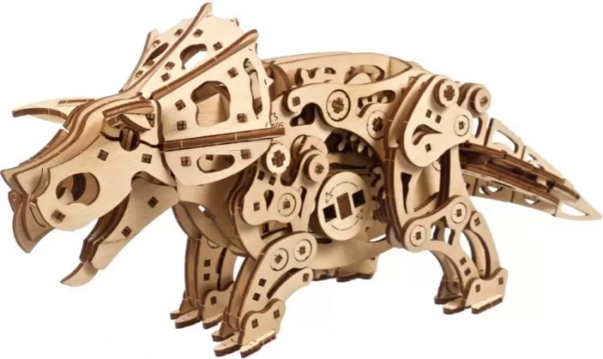 Ugears 3D Holzmechanisches Puzzle Triceratops