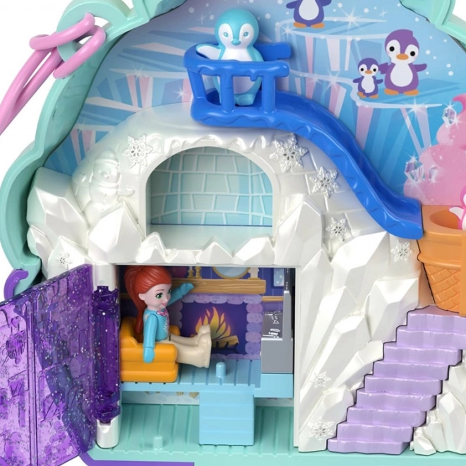 Polly Pocket Kompaktes Eishaus mit Pinguinen