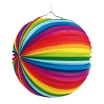 Regenbogen-Lampion 25 cm