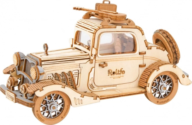 RoboTime Holz 3D-Puzzle Oldtimer Coupé