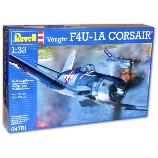 Plastikmodellflugzeug Vought F4U-1A Corsair