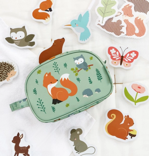 A Little Lovely Company Schaumstoff-Badespielzeug – Freunde aus dem Wald