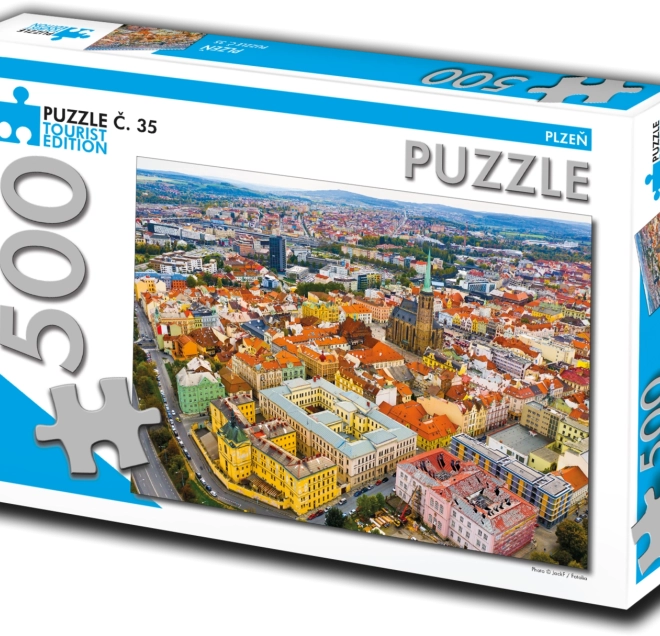 Puzzle Pilsen 500 Teile Touristische Edition