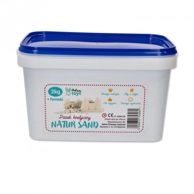 Kinetischer Sand 2 kg NaturSand mit Formsets 'Urgeschichte'