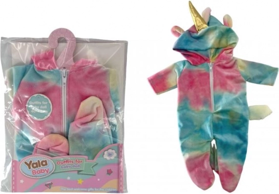 Einhorn Overall für Puppen PLEJO 40 - 43 cm