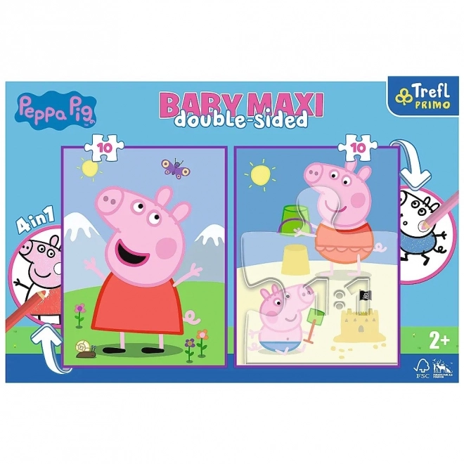 Peppa Wutz: Guten Tag Puzzle Set