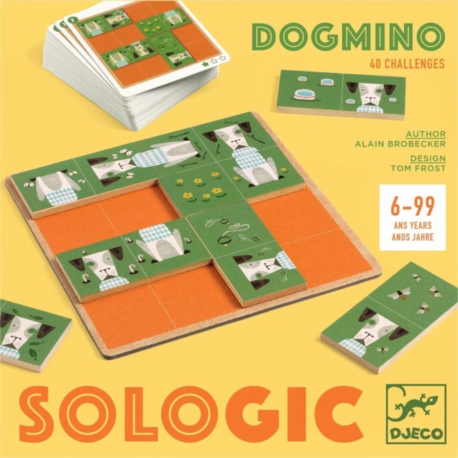 Djeco Holz-Spiel Dogmino