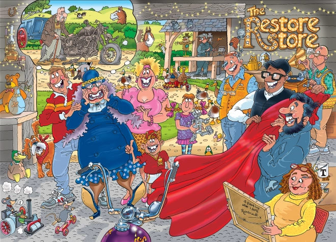 Puzzle WASGIJ 41: Ladenrenovierung 1000 Teile