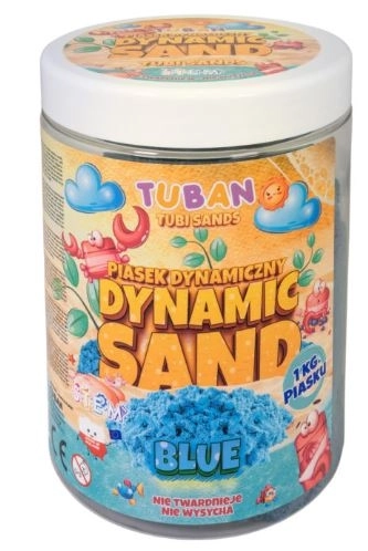 Dynamischer Spielsand Blau 1kg – Blau