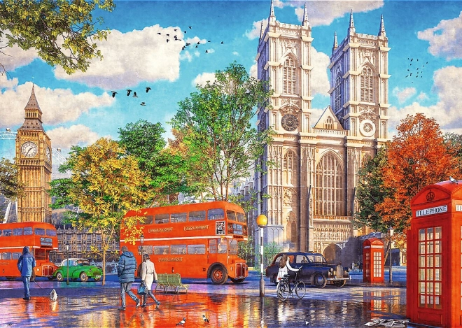 Puzzle 1000 Teile - Tea Time - Blick auf London