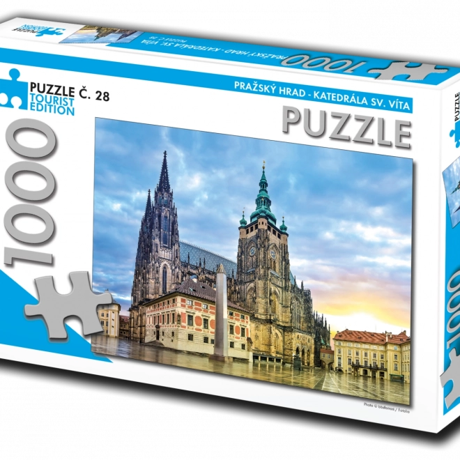 Touristen-Ausgabe Puzzle St. Veitsdom, Prag 1000 Teile