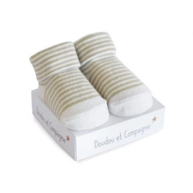 Doudou Geschenkset - Universalsocken für 0-6 Monate