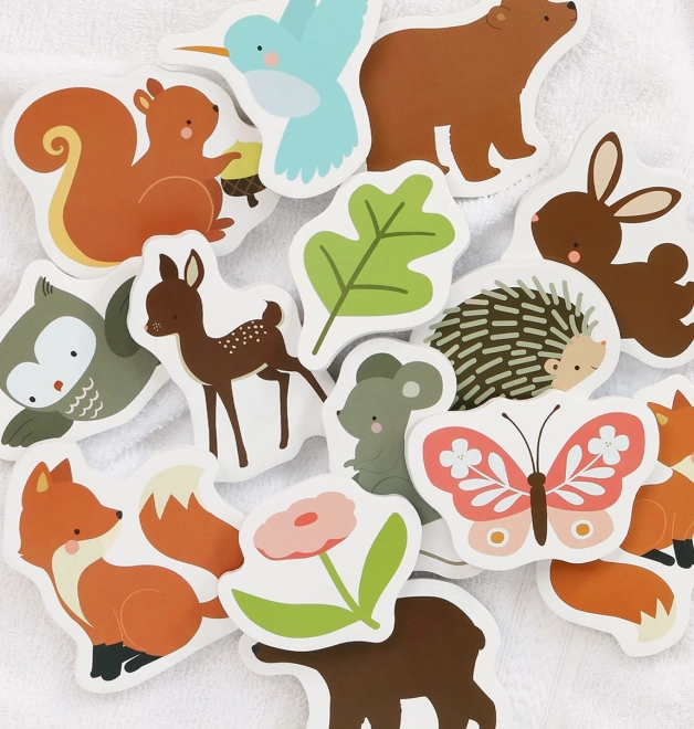 A Little Lovely Company Schaumstoff-Badespielzeug – Freunde aus dem Wald
