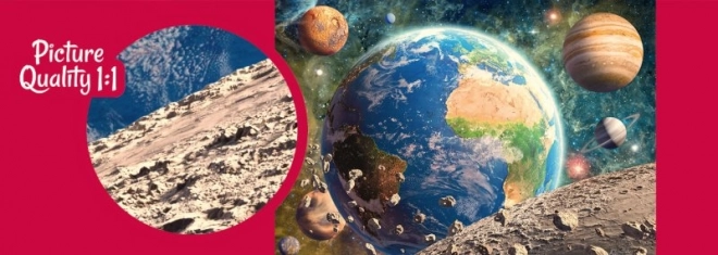 Puzzle Ansicht vom Mond 500 Teile