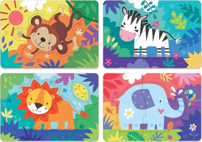 Mein erstes Puzzle Tiere aus der Wildnis