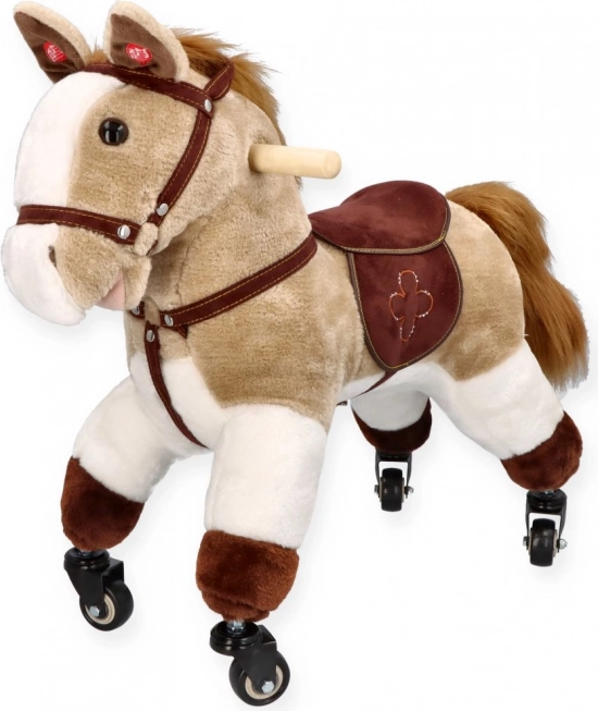Schaukelpferd Mustang mit Rollen