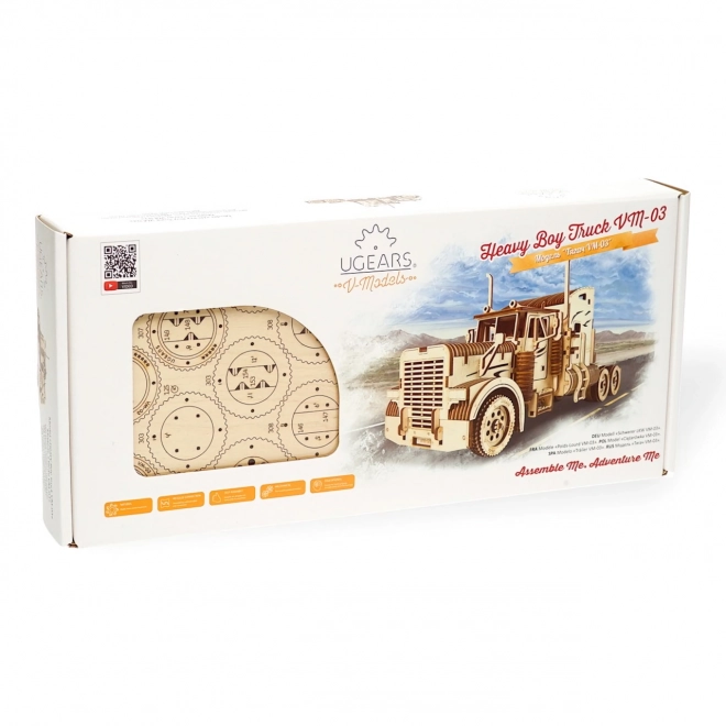 UGEARS 3D Puzzle Schwerer Junge LKW VM-03