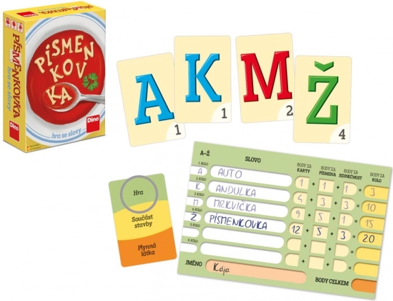 Písmenkovka – Reisespiel mit Wörtern