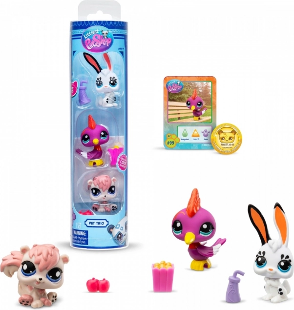 Littlest Pet Shop Figuren Tuba 3er-Pack