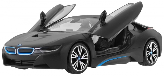 BMW i8 schwarzes RASTAR 1:14 Auto mit Fernsteuerung + 2,4 GHz Fernsteuerung
