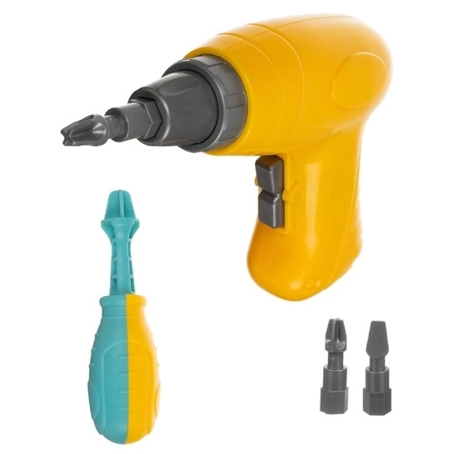 4-in-1 Konstruktion Dinosaurier Set mit Bohrer und Schraubendreher für Kinder