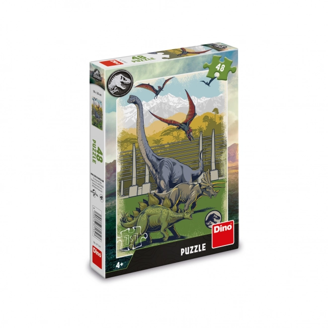 Dino Puzzle JURASSIC WORLD 48 Teile