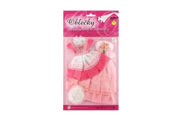 Puppenbekleidung mit Zubehör - 2 Stück