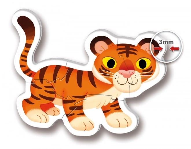 Erste Safari-Puzzles 4-in-1 für Kinder