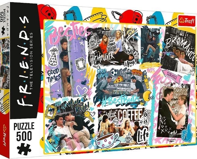 Puzzle 500 Teile Freunde Collage