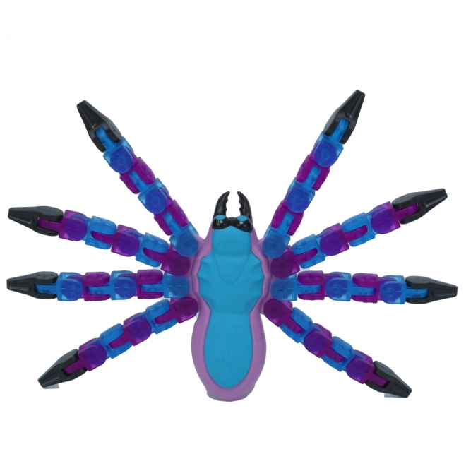Biegsame Spinne mit klickenden Gelenken