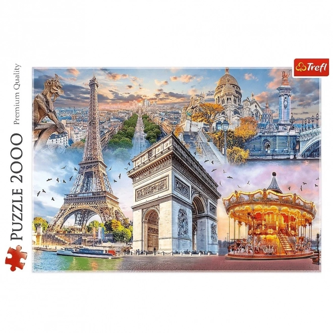 Wochenende in Paris - 2000 Teile Puzzle