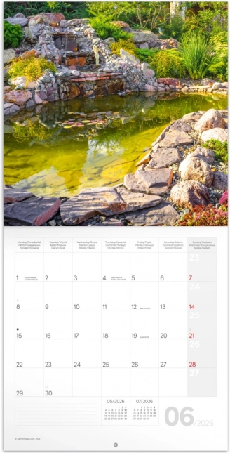 Notizkalender Gärten 2026