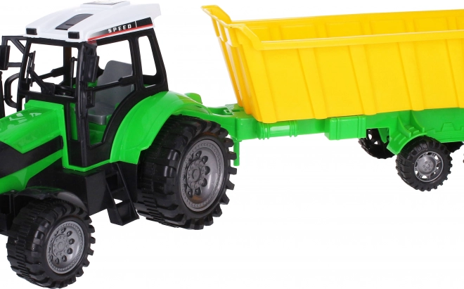 Großer Traktor mit Anhänger