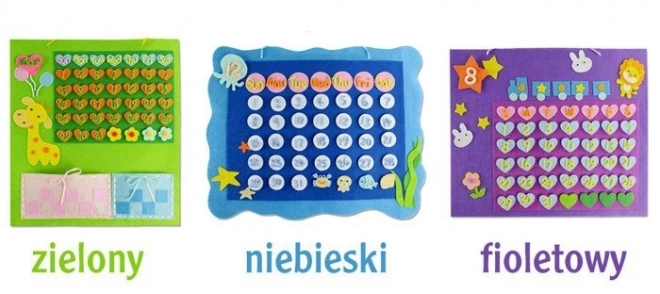 Kreatives Stoffkalender-Set für Kinder